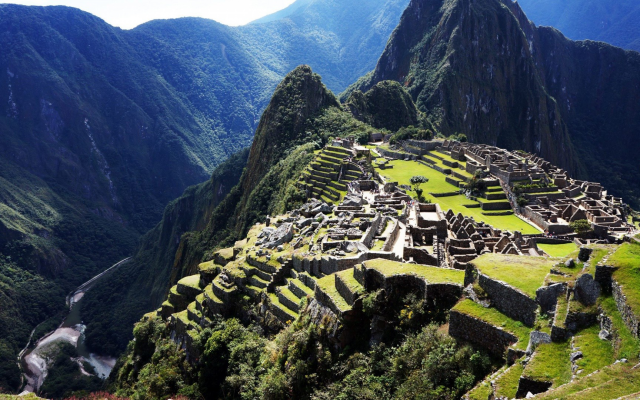 1920x1080 pix. Wallpaper Machu Picchu, mountains, Peru, nature