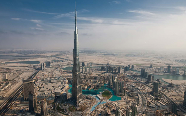 1920x1080 pix. Wallpaper Dubai, Burj Khalifa, skyscrapers, city, uae