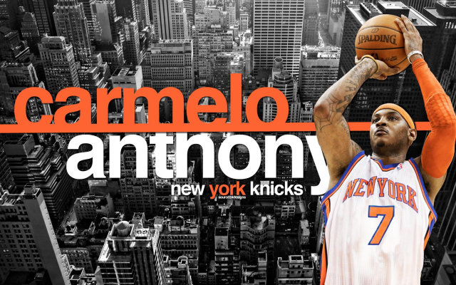 1920x1080 pix. Wallpaper Carmelo Anthony, New York Knicks, basketball
