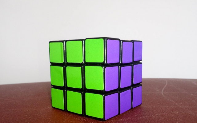 2048x1152 pix. Wallpaper Rubik's Cube, cube, graphics