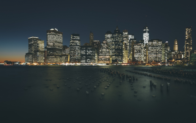 2048x1253 pix. Wallpaper new york, night, city, skyscrapers