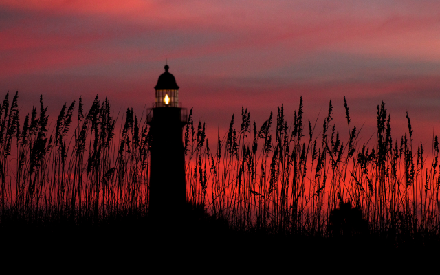 2048x1364 pix. Wallpaper sky, sunset, lighthouse, nature, 