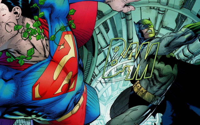 1920x983 pix. Wallpaper Superman, Batman, batman vs superman, fight, comics