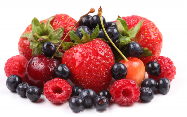 4500x3000 pix. Wallpaper fruits, food, tasty, berry, strawberry, raspberry, cherry, black currant