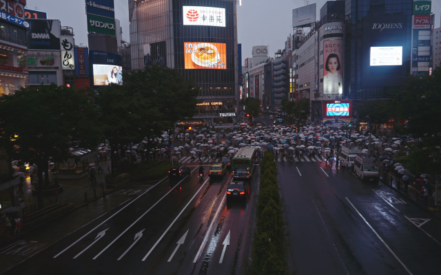 4096x2301 pix. Wallpaper rainy, tokyo, japan. city, car, rain