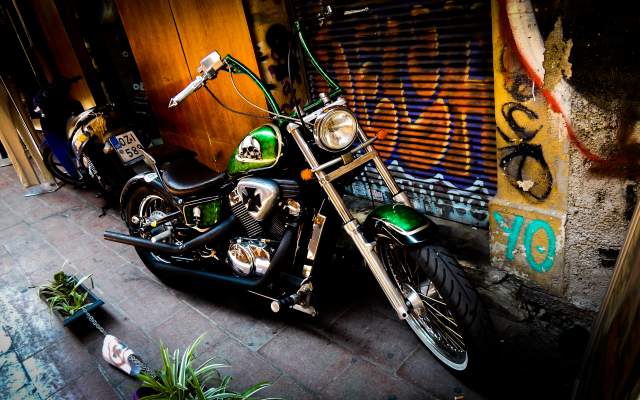 4608x2592 pix. Wallpaper chopper, honda, motorcycle, bike