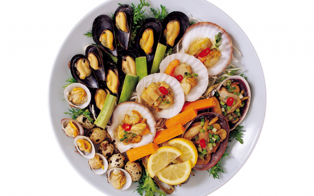 2700x2025 pix. Wallpaper seafood, photo, lime, lemon, food, moules, mussel