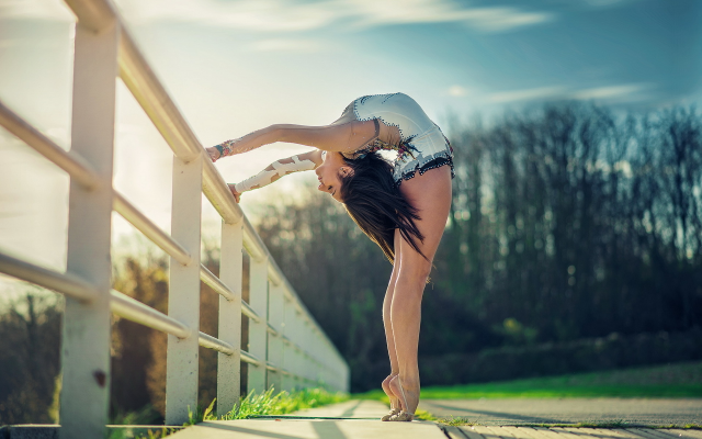 1920x1200 pix. Wallpaper girl, gymnast, bending, posture, sport, flexible, women