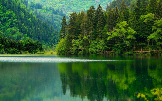 2048x1338 pix. Wallpaper jiuzhaigou, sichuan, asia, china, nature, mountains, forest, lake, beautiful, reflection