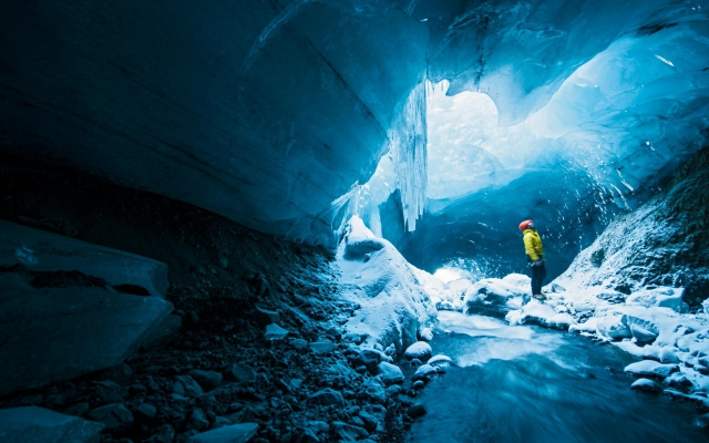 1920x1200 pix. Wallpaper gigjokull, ice, ice cave, winter, glacier cave, iceland, nature