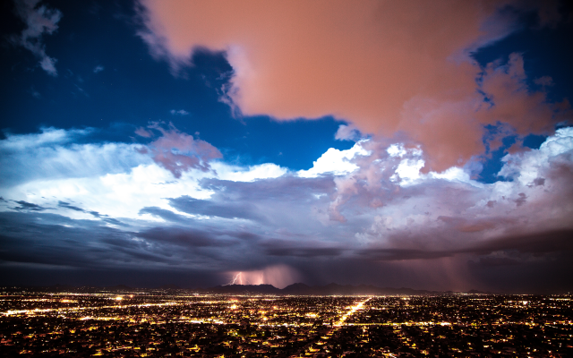 5120x3200 pix. Wallpaper sky, clouds, thunder, lightning, storm, thunderstorm, nature