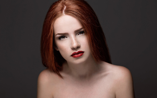 2048x1320 pix. Wallpaper face, portrait, redhead, model, women