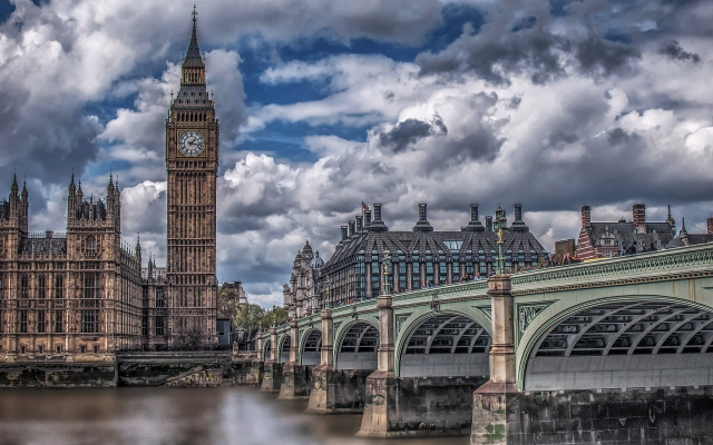 1920x1200 pix. Wallpaper big ben, london, city, thames, bridge, england, clouds, houses of parliament, palace of westminster