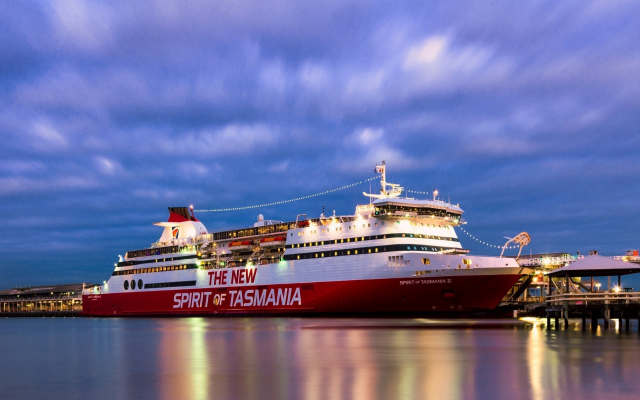 2048x1140 pix. Wallpaper sea, cruise ship, ship, spirit of tasmania 2, spirit of tasmania