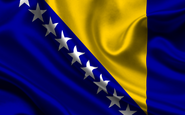 1920x1080 pix. Wallpaper flag, bosnia and herzegovina, flag of bosnia and herzegovina
