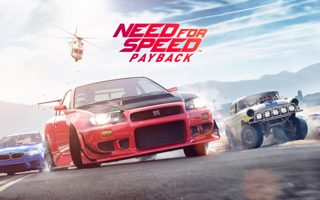 5680x4151 pix. Wallpaper need for speed payback, video gamed, helicopter, nissan gt-r, nissan, bmw