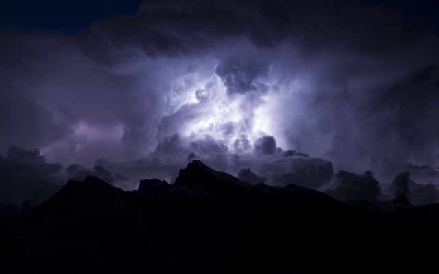 3691x2461 pix. Wallpaper storm, lightning, dark clouds, nature, thunderstorm