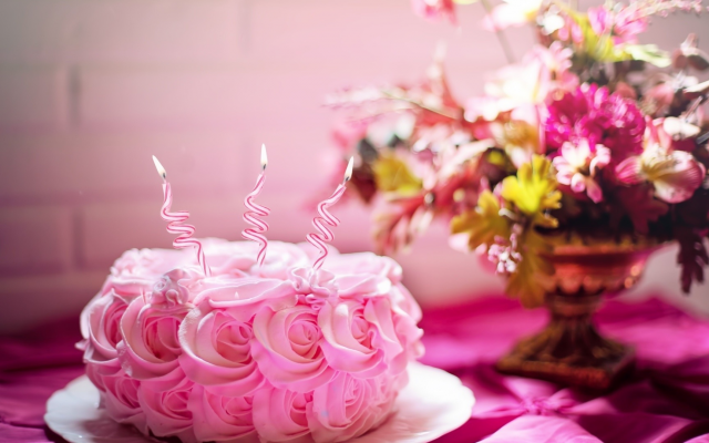 1920x1080 pix. Wallpaper cake, food, holidays, flowers, candles