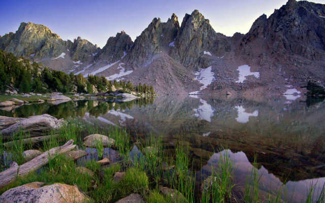 1920x1200 pix. Wallpaper rae lakes, sierra nevada, kings canyon national park, nature, beautiful, mountains, lake, reflection, landscape