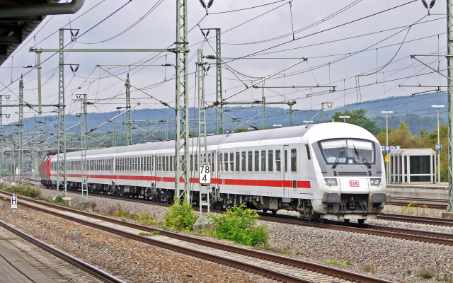 3538x1664 pix. Wallpaper train, tracks, germany, express, rails, railroad