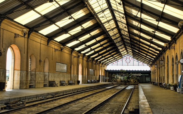 3008x2000 pix. Wallpaper rails, railroad, railway station
