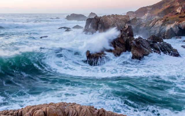 3000x2000 pix. Wallpaper big sur, california, pacific ocean, wave, rocks, garrapata state park, ocean, nature