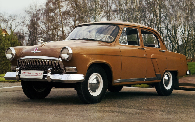 1920x1200 pix. Wallpaper 1958 GAZ-21 Volga, GAZ-21, Volga, soviet car, retro car, cars