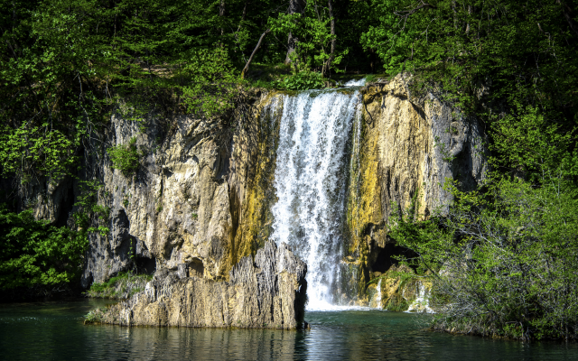 4000x2670 pix. Wallpaper croatia, park, waterfall, national park, rock, nature, plitvice lakes