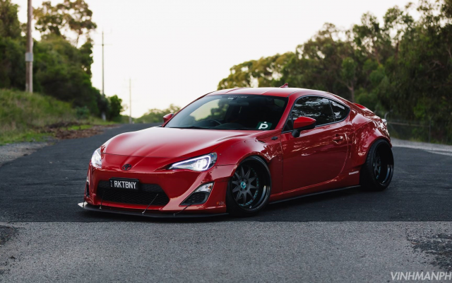 1920x1080 pix. Wallpaper toyota gt-86, japanese cars, toyota, tuning, red car, cars