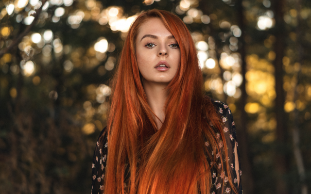 2048x1365 pix. Wallpaper redhead, log hair, women, model