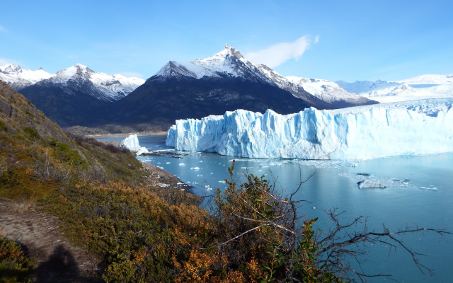 4608x3072 pix. Wallpaper argentina, glacier, autumn, iceberg, nature
