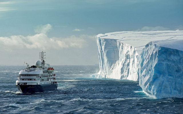 1920x1201 pix. Wallpaper ship, sea, iceberg, ocean, sea spirit, antarctica