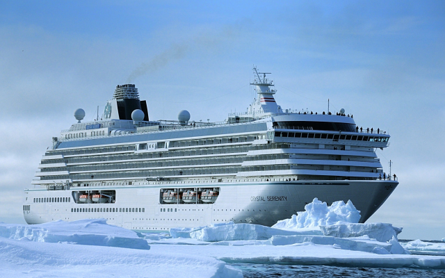 2048x1360 pix. Wallpaper crystal serenity, northwest passage, crystal cruises, arctic, nature, cruise ship, ship, ice, snow