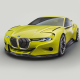 BMW 30 CSL Hommage Concept, BMW, car, green cars wallpaper