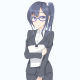 Shirobako, anime, anime girls, simple background, Imai Midori, glasses, meganekko wallpaper