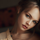 Anastasia Scheglova, women, hairs, face, hair bun wallpaper