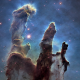 Pillars of Creation, nebula, space, stars wallpaper