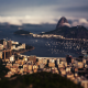 Brazil, Rio de Janeiro, tilt shift, city, sea, mountain, beach wallpaper