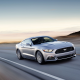 Ford Mustang GT, car, road, sunset, motion blur, Ford Mustang, Ford wallpaper