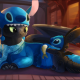 Lilo and Stitch, dragon, Toothless, How to Train Your Dragon, Stitch wallpaper