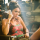 Megan Fox, Transformers, brunettes, mobile phone wallpaper