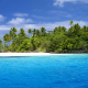 tonga, oceania, nature, tropical, yacht, palm trees, island, sand wallpaper