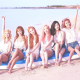 SNSD, Girls Generation, K-pop, Asian, musicians, models, singers, Korean, beach, women, women outdo wallpaper
