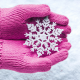 snow, snow flake, gloves, winter, nature wallpaper
