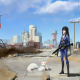 anime, fallout 4, mahou shoujo madoka magica, kyuubey, wasteland, weapon wallpaper