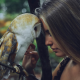 camille rochette, women, bird, owl wallpaper
