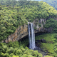 cascata do caracol, caracol falls, waterfall, rio grande do sul, brazil, forest wallpaper