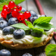 cupcakes, food, blueberries wallpaper
