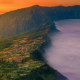mount bromo, landscape, nature, village, java, indonesia, mist, sunrise, fog wallpaper