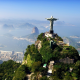 rio de janeiro, brasil, statue, city, cityscape, architecture, birds eye view, building, rooftop wallpaper